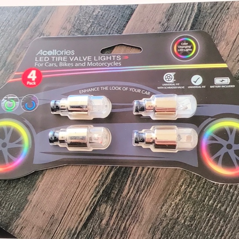 LED tire valve lights